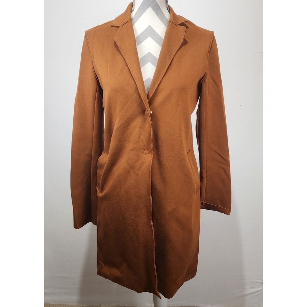 Carolina Belle Women's‎ Mid Lenght Elegant Coat Brown Size S